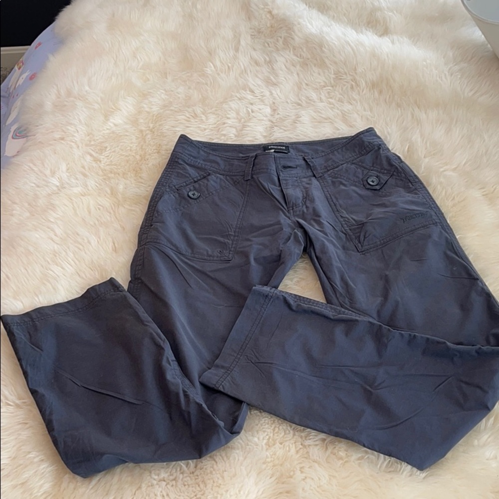 Sz 6 Marmot Blue/Gray Adjustable Hiking Pants